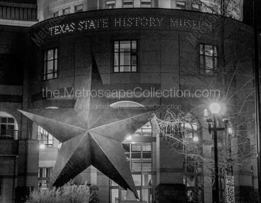 The Texas State History Museum -- Austin Black and White Photos
