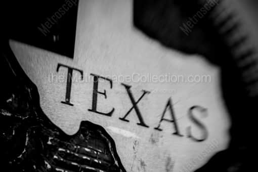 A Texas Historical Marker -- Austin Black and White Photos