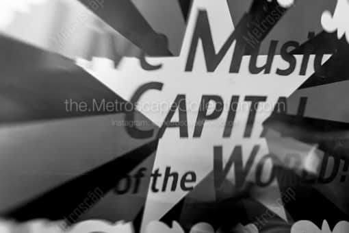 The Live Music Capital of the World -- Austin Black and White Photos