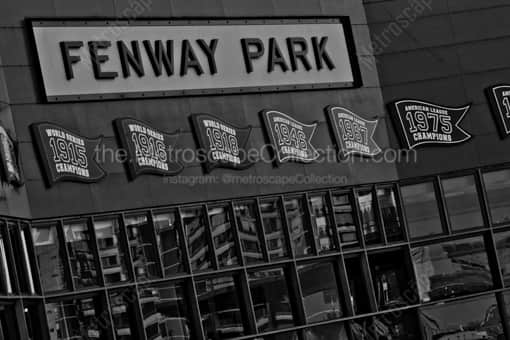 Fenway Park -- Boston Black and White Photography