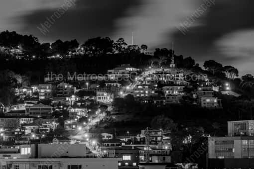 The Cape Town Noon Cannon Hill -- Cape Town Black and White Photos