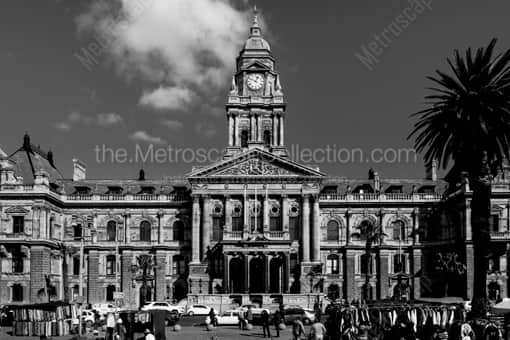 Cape Town City Hall -- Cape Town Black and White Photos