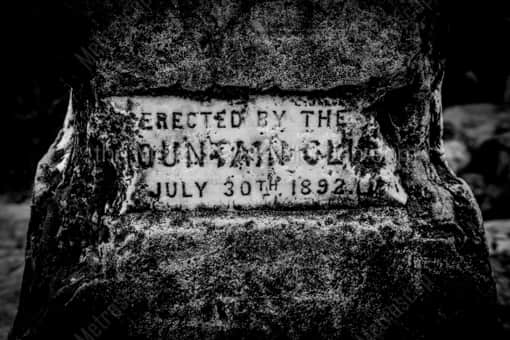 A Side of the Beacon atop Table Mountain -- Cape Town Black and White Photos