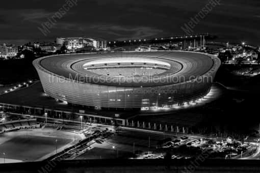 Cape Town Green Point Stadium -- Cape Town Black and White Photos
