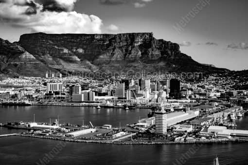The Cape Town Waterfront -- Cape Town Black and White Photos
