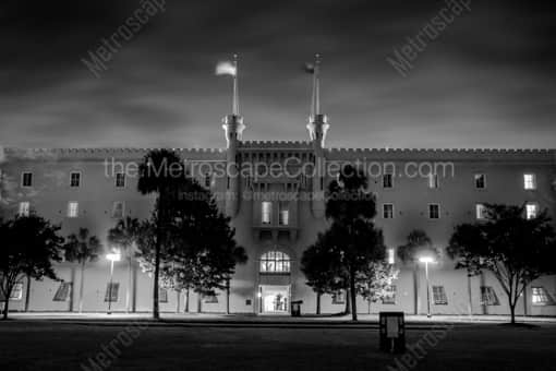 The Citadel -- Charleston Black and White Photography