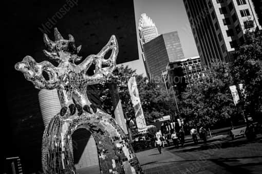 Charlotte Black and White Photography of Bechtler Museum of Modern Art in Downtown Charlotte Bechtler Museum of Modern Art in Downtown Charlotte -- Charlotte Black and White Photography