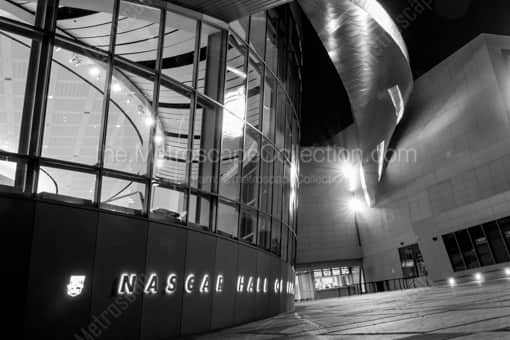 The NASCAR Hall of Fame -- Charlotte Black and White Photography