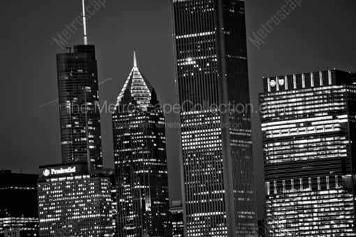 Two Prudential Plaza -- Chicago Black and White Photography