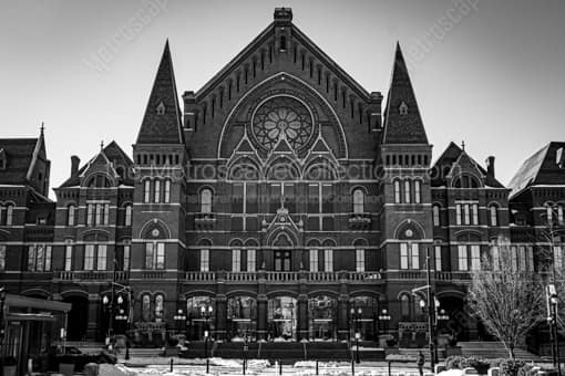 The Cincinnati Music Center -- Cincinnati Black and White Photos