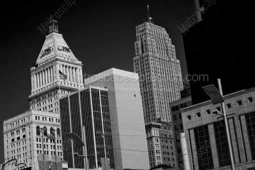 Carew Tower and PNC Tower -- Cincinnati Black and White Photos