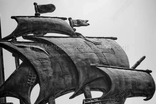 Cincinnati Black and White Photography of The Ship on the Western and Southern Life Building The Ship on the Western and Southern Life Building -- Cincinnati Black and White Photography