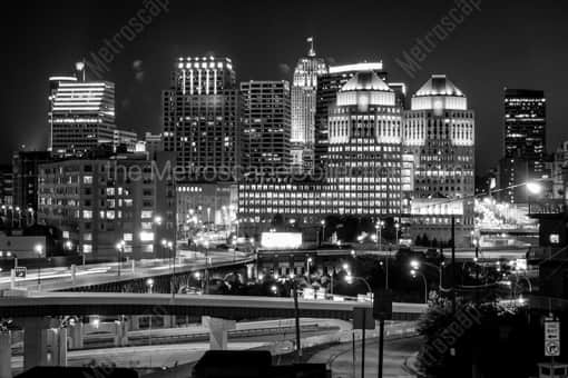 The P-G Buildings off I-71 -- Cincinnati Black and White Photos