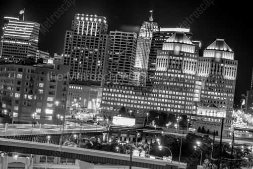 Cincinnati Black and White Photography of The Proctor and Gamble Buildings on a Tilted Angle The Proctor and Gamble Buildings on a Tilted Angle -- Cincinnati Black and White Photography