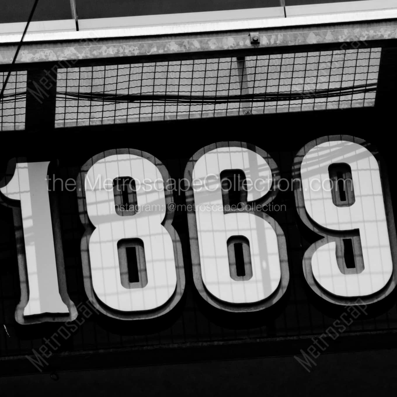 The 1869 Cincinnati Redlegs landscape black and white Photography square crop