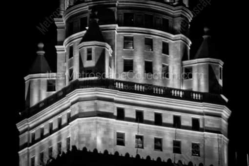 The Top of Terminal Tower -- Cleveland Black and White Photography