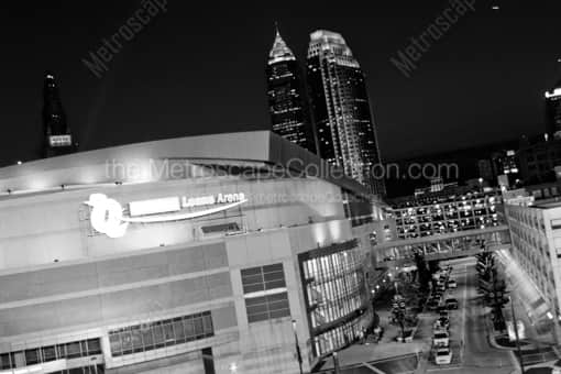 The Q in Downtown Cleveland -- Cleveland Black and White Photography