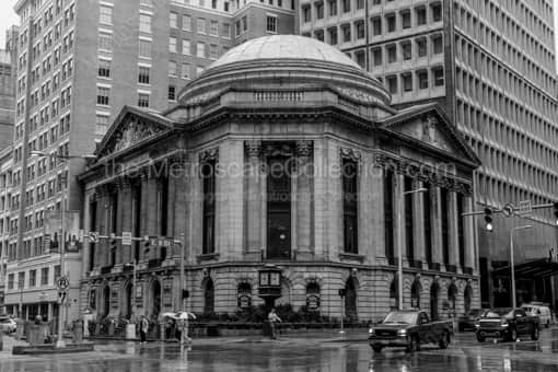The Cleveland Trust Building -- Cleveland Black and White Photography
