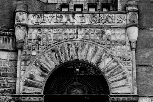 The Cleveland Grays Building -- Cleveland Black and White Photography