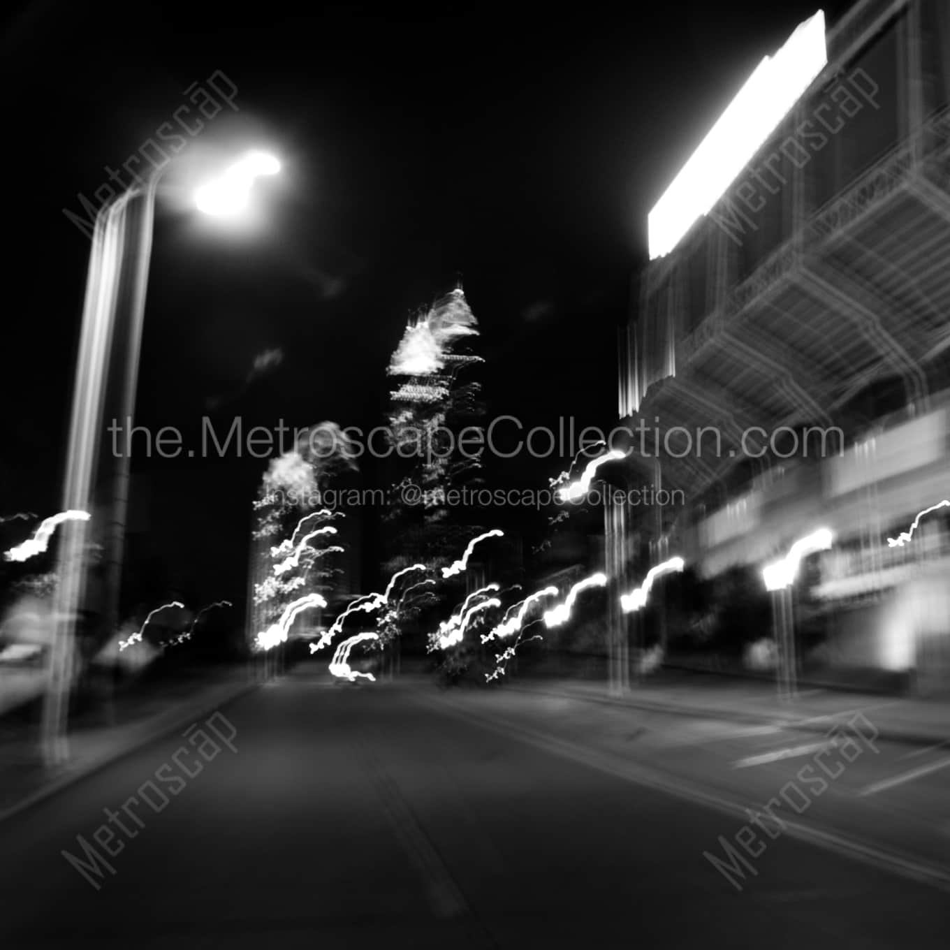 Erieside Avenue landscape black and white Photography Erieside Avenue landscape black and white Photography square crop