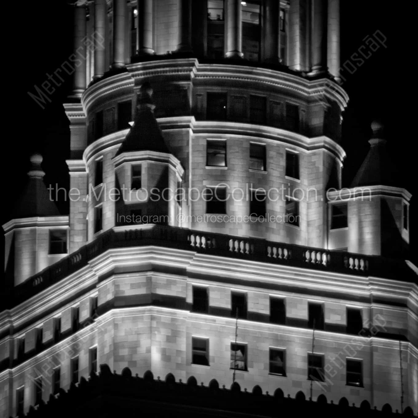 The Top of Terminal Tower landscape black and white Photography The Top of Terminal Tower landscape black and white Photography square crop