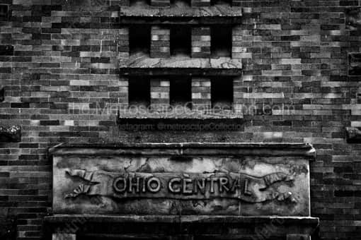 Columbus Black and White Photography of The Ohio Central Station off West Broad Street The Ohio Central Station off West Broad Street -- Columbus Black and White Photography