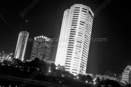 The American Electric Power Building -- Columbus Black and White Photos