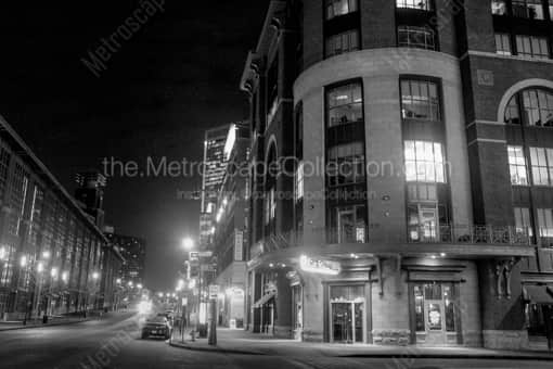 Columbus Black and White Photography of Nationwide Boulevard in the Arena District Nationwide Boulevard in the Arena District -- Columbus Black and White Photography