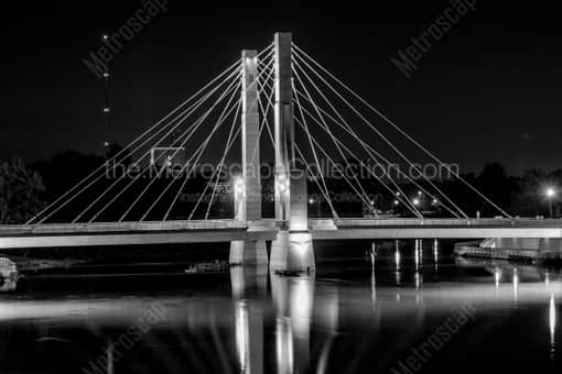 Columbus Black and White Photography of The Lane Avenue Bridge over the Olentangy River The Lane Avenue Bridge over the Olentangy River -- Columbus Black and White Photography