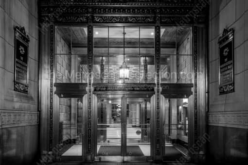 The Old Huntington Bank Building -- Columbus Black and White Photos