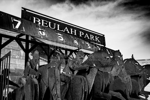 Beulah Park in Grove City Ohio -- Columbus Black and White Photos