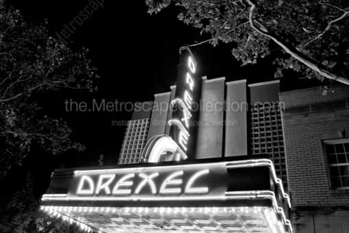 The Bexley Drexel Theater -- Columbus Black and White Photos