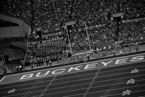 The Ohio State Buckeyes Home Opener -- Columbus Black and White Photos