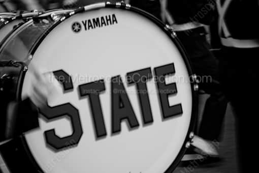 Another Ohio State Marching Band Drum -- Columbus Black and White Photos