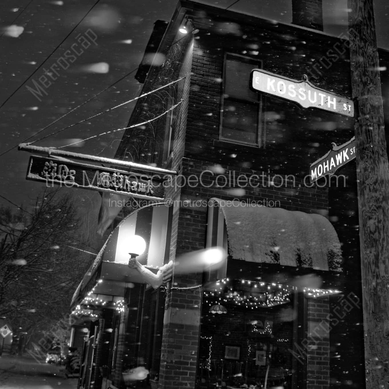 The Olde Mohawk in a Snowstorm landscape black and white Photography The Olde Mohawk in a Snowstorm landscape black and white Photography square crop