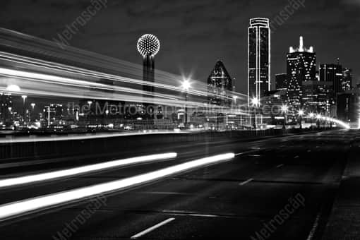 The Dallas Skyline -- Dallas Black and White Photography