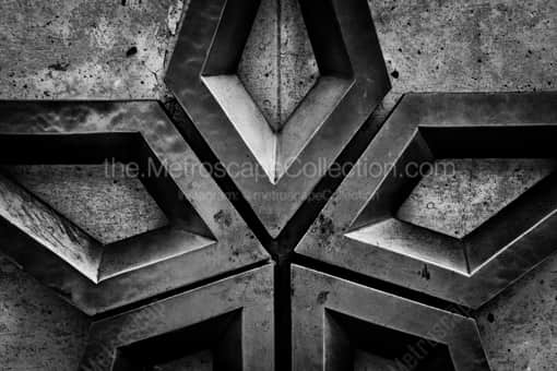 The Dallas Star at City Hall -- Dallas Black and White Photography