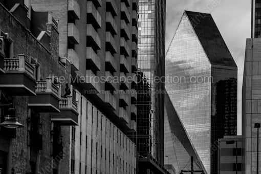 The Wells Fargo Prism Building -- Dallas Black and White Photography