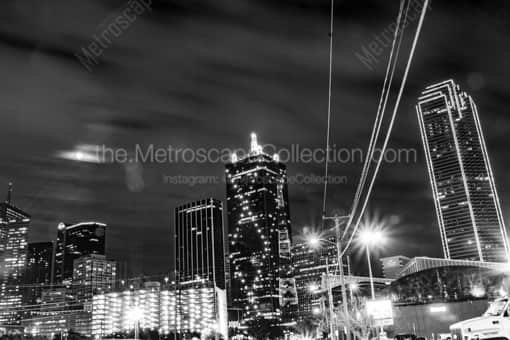 Downtown Dallas at Lamar and Ross -- Dallas Black and White Photography
