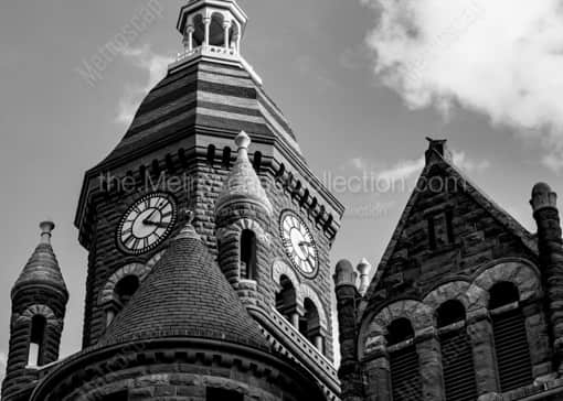 The Old Red Courthouse -- Dallas Black and White Photography