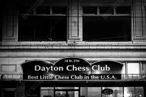 The Dayton Chess Club -- Dayton Black and White Photography