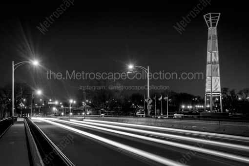 Dayton Black and White Photography of Traffic into Downtown Dayton on Patterson Blvd Traffic into Downtown Dayton on Patterson Blvd -- Dayton Black and White Photography