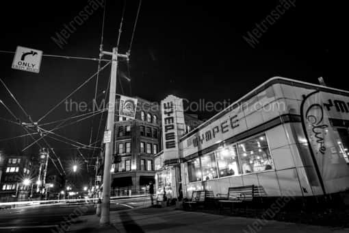 Wympee Burger in Downtown Dayton -- Dayton Black and White Photography