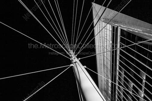 Denver Black and White Photography of The 16th Street Pedestrian Bridge to the Highlands The 16th Street Pedestrian Bridge to the Highlands -- Denver Black and White Photography