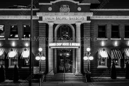 The Denver Chop House -- Denver Black and White Photography