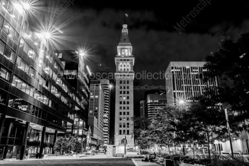 The Daniels and Fisher Building -- Denver Black and White Photography