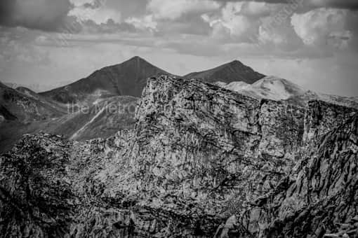 The Rocky Mountains -- Denver Black and White Photography