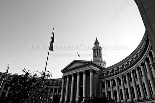 The Denver City and County Building -- Denver Black and White Photography