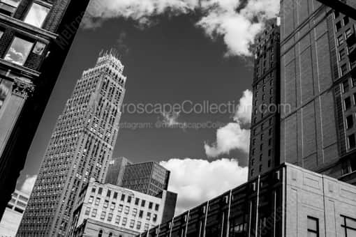 The David Stott Building -- Detroit Black and White Photography