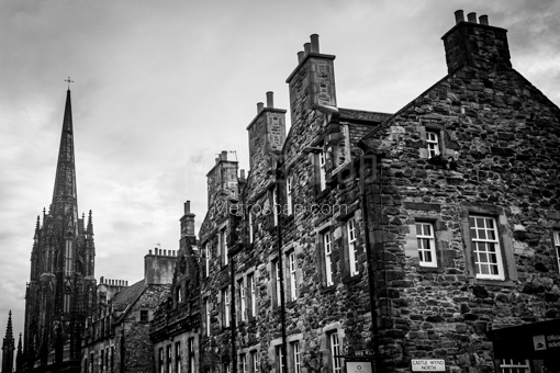 Candlemaker Row -- Edinburgh Black and White Photos